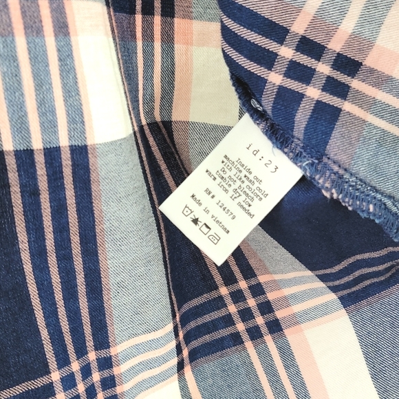 I’d:23, by Stitch Fix, Shaelyn Plaid Button Down, Very Soft - Picture 4 of 5